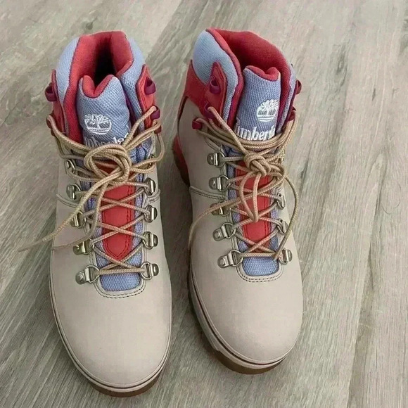 TIMBERLAND - Euro Hiker Waterproof Boot Gray / Pastel Color-Block 8 - Picture 2 of 7